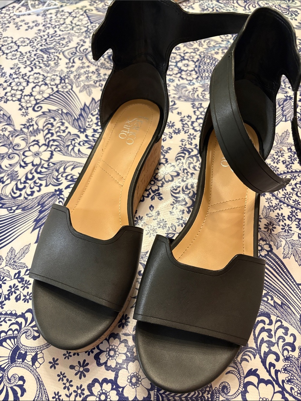 Franco Sarto Women's Ankle-Strap Wedge Sandals